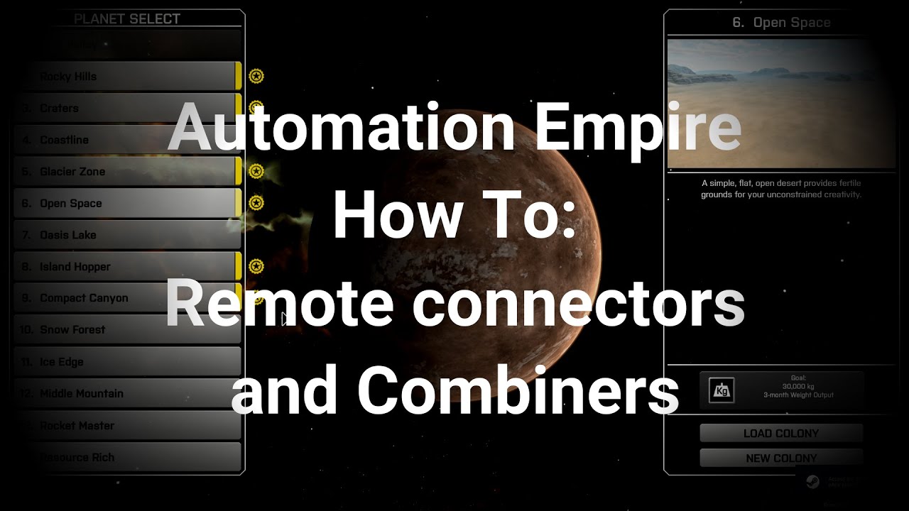 Automation Empire Tutorial #3 Combiners and Connectors - YouTube