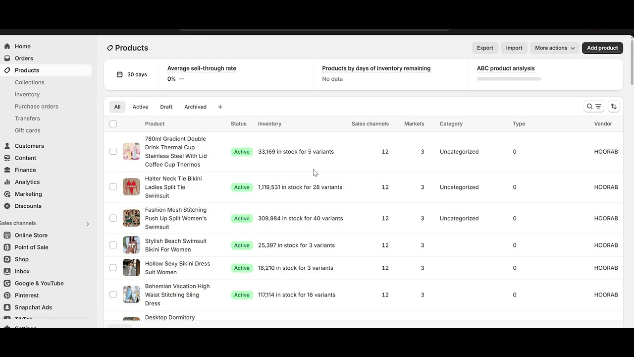 Shopify hanging issue