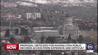 Proposal criticized for making Utah public records access more expensive and difficult