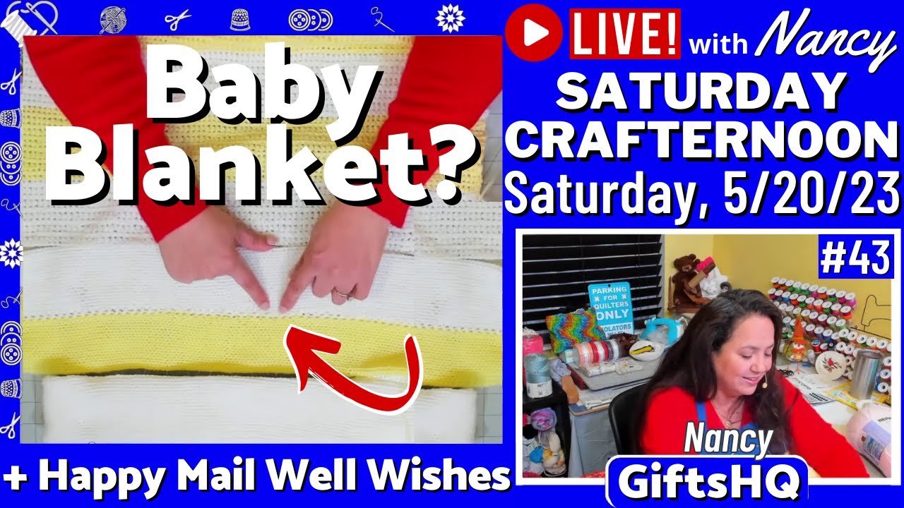 Addi Knitting Machine Baby Blanket Experiment vs Hand Crochet Happy