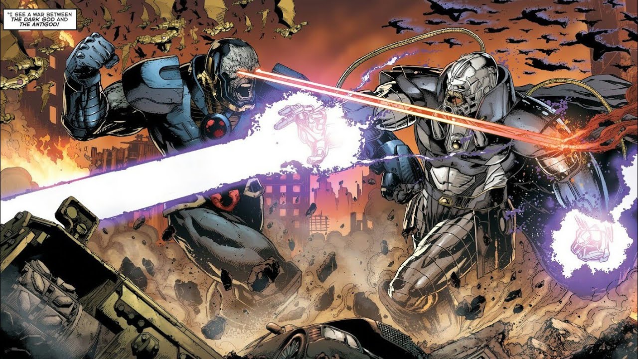 Justice League Darkseid War: Anti monitor vs Darkseid - YouTube