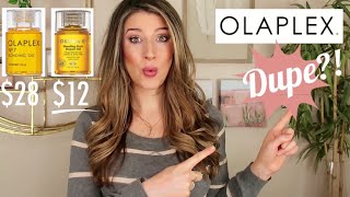 OLAPLEX DUPE? DERMA E HAIR BONDING OIL VS OLAPLEX NO 7