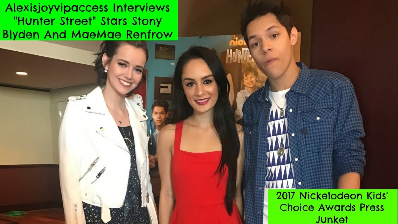 Hunter Street's Stony Blyden And MaeMae Renfrow Interview With Alexisjoyvipaccess