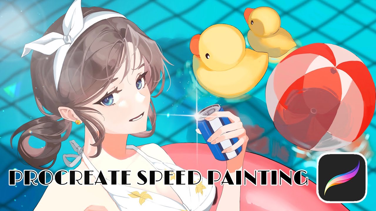 [SPEED PAINTING] Vacation ⛱️ - YouTube