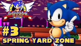 Sonic The Hedgehog Sega Genesis - 1080P Part 3 - Spring Yard Zone