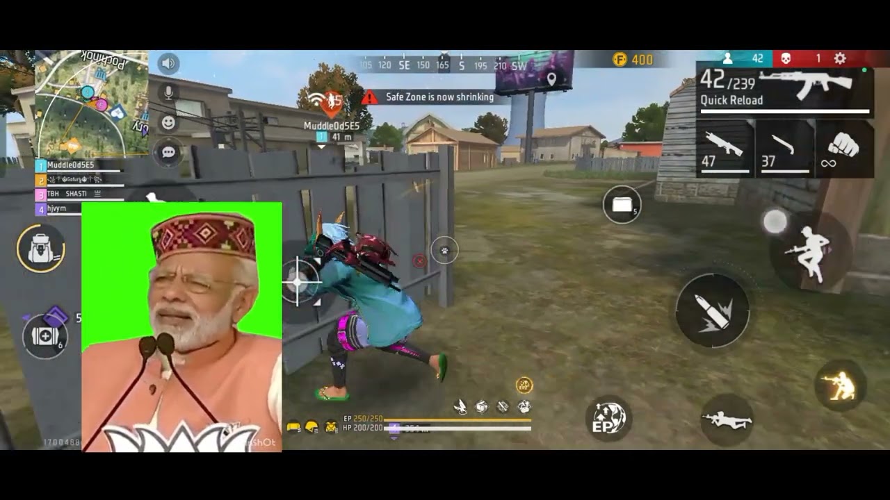 Girina free fire gofur Sarkar, to follow karun