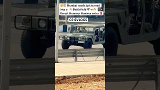Rarest Hummer Humvee beast in Mumbai bro really pulled up for World War 3 #Shorts#India#car#Hummer