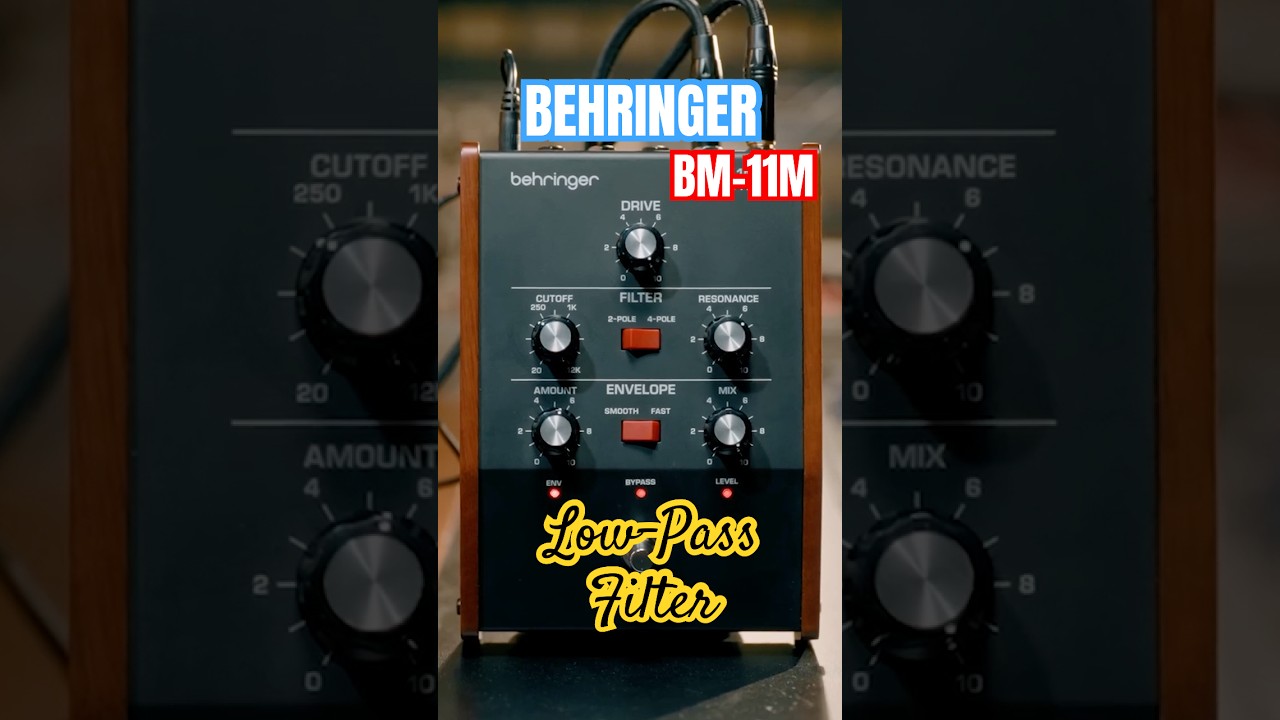 BEHRINGER BM-11M LOW PASS FILTER STOMPBOX (CLASSIC LADDER FILTER