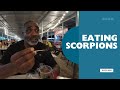I Try Eating Scorpions & Crickets At Naka Night Market In Phucket Thailand