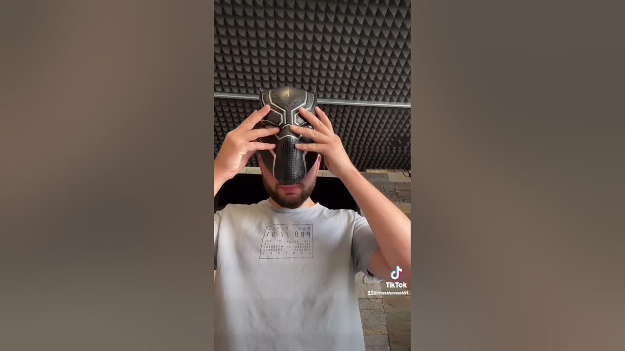 Black Panther Helmet Wankanda forever cosplay marvel avenger merch