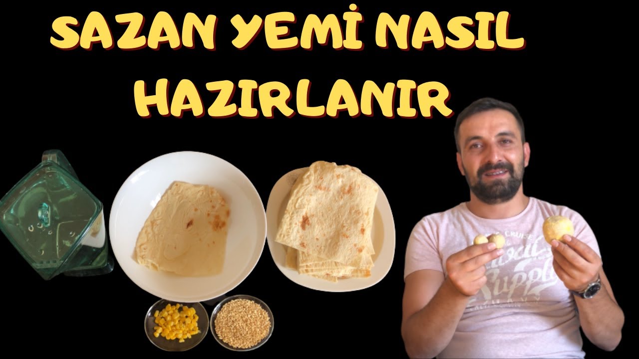 (SAZANIN EN SEVDİĞİ YEM) - 3 TL'YE SAZAN YEMİ NASIL HAZIRLANIR!!!