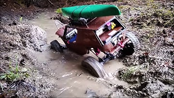 Rusty Axial Wraith - Oudoor Mud Boggin