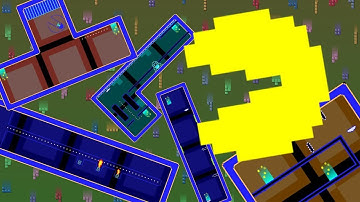 Pacman Tetris Giant Block Disaster