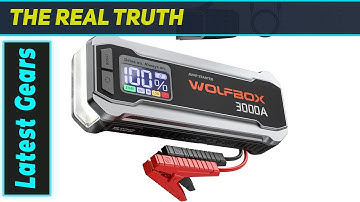 WOLFBOX 3000A Jump Starter – The Best High-Capacity Portable Power Solution
