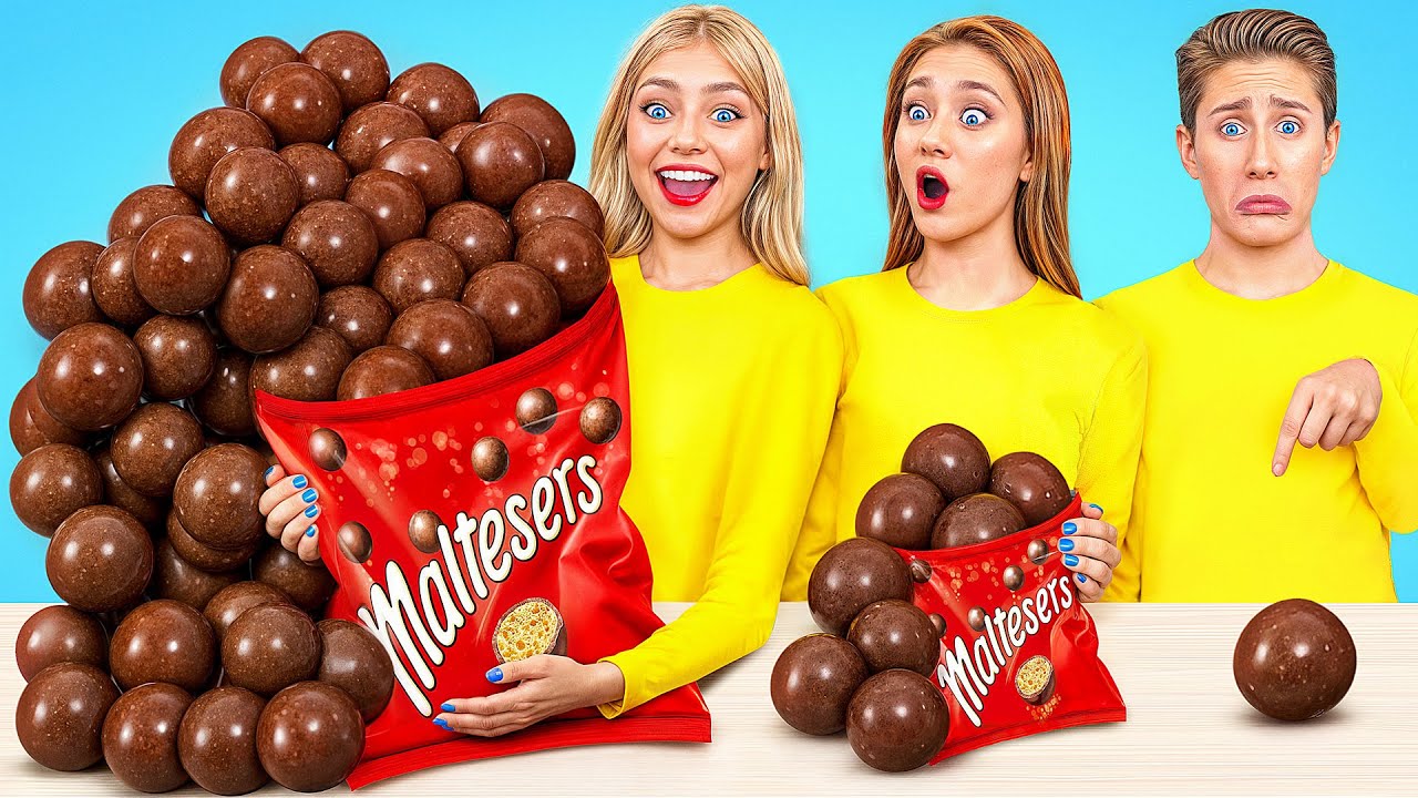 Большая, Средняя или Маленькая Тарелка Челлендж | Кухонные Лайфхаки и Рецепты от Multi DO Challenge