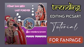 Trending tutorial PicsArt Editing for fanpage #radhakrishna #sumellika #trending #editing
