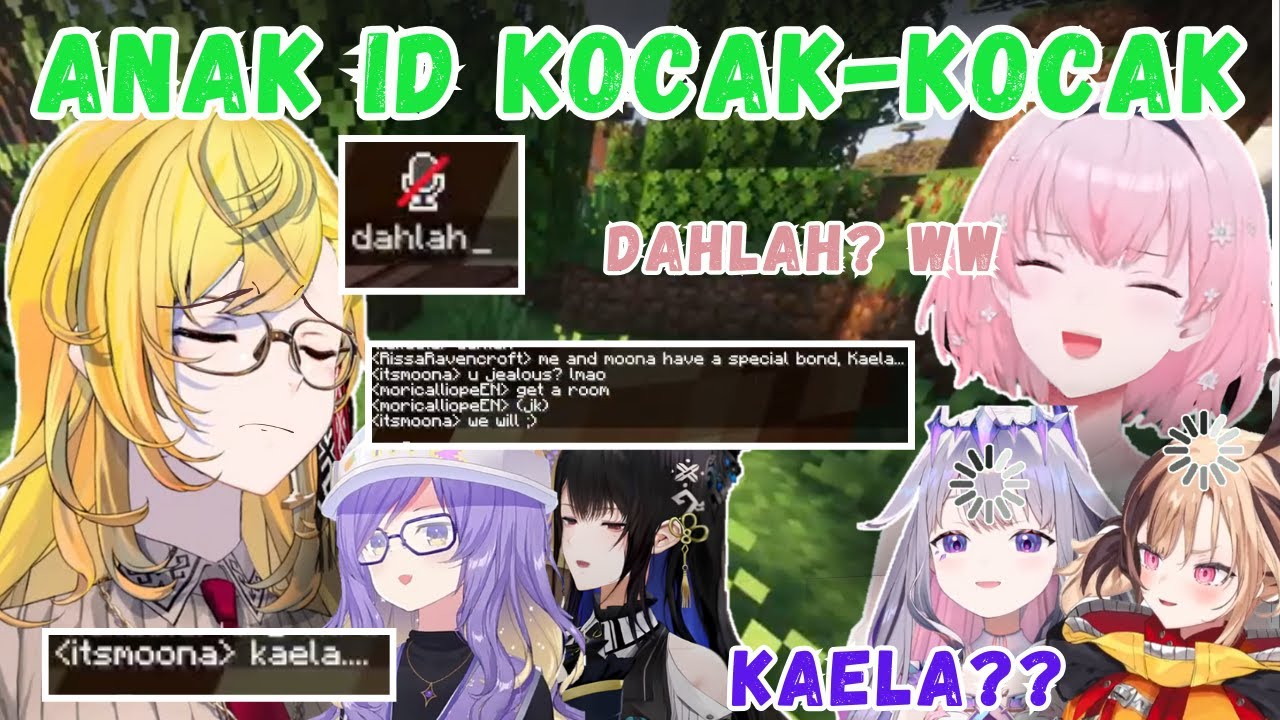 MORI Heran Lihat Kerandoman Anak ID KAELA-MOONA Di Room Chat MC, BIBOO Get Muach【Hololive |Clip】