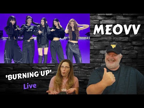 Reaction to MEOVV - 'BURNING UP' Band Live (It's Live)