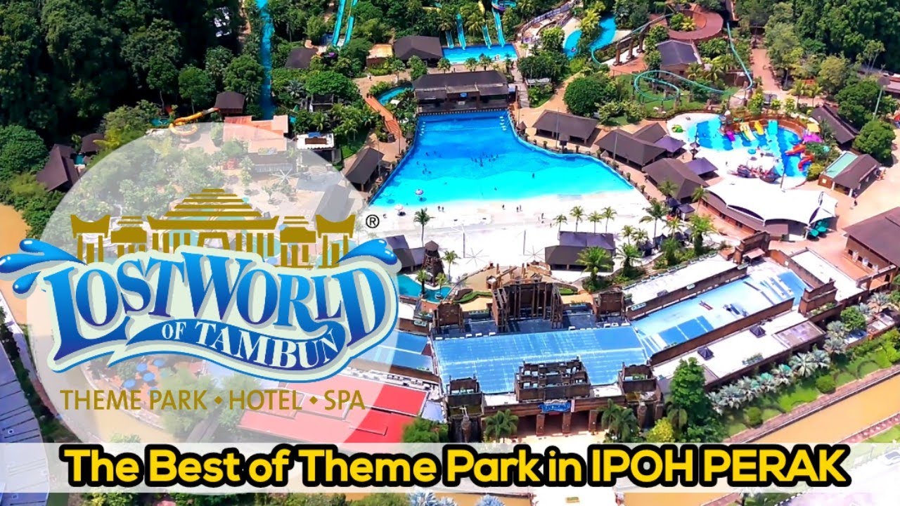 LOST WORLD OF TAMBUN 2022 4K HDR | The Best Theme Park and Water Park in Northern of Malaysia