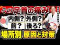 【医師が解説】足首の痛みは"場所"で原因が変わる!外側・内側・前・後ろを徹底解説|セルフケアまで紹介