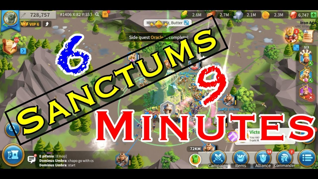 Rise of Kingdoms | This is how you take 6 sanctums in 9 minutes | Ep 11 ...