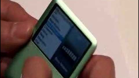 New iPod nano (with video) Interface, from iLounge.com