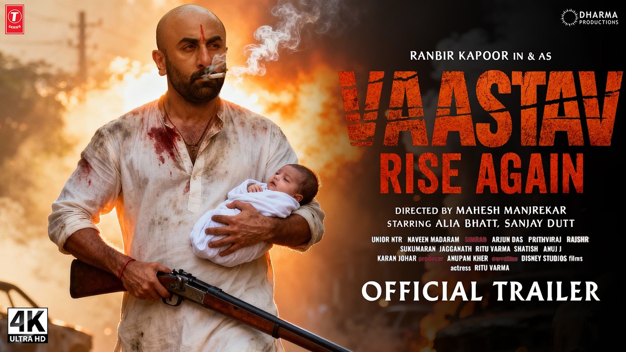 Vaastav: Rise Again - Official Trailer | Ranbir Kapoor | Alia Bhatt | Sanjay Dutt | New Movies 2025