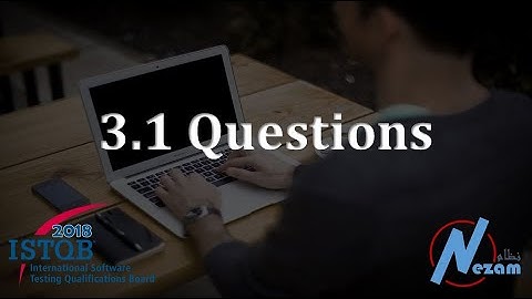 3.1 Questions | ISTQB FL 2018