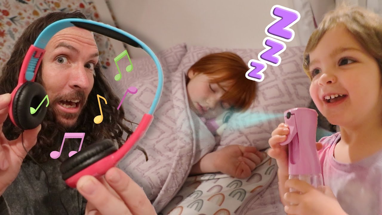 ⁣ADLEY WON'T WAKEUP!! Navey Helps with Adleys morning routine! is Adley Asleep or Lost in her Dr