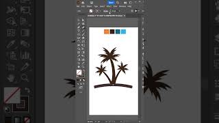Nature logo Design..Graphics Design Tutorial - abode illustrator Tips ✨#graphicdesigner #fypシ゚viral