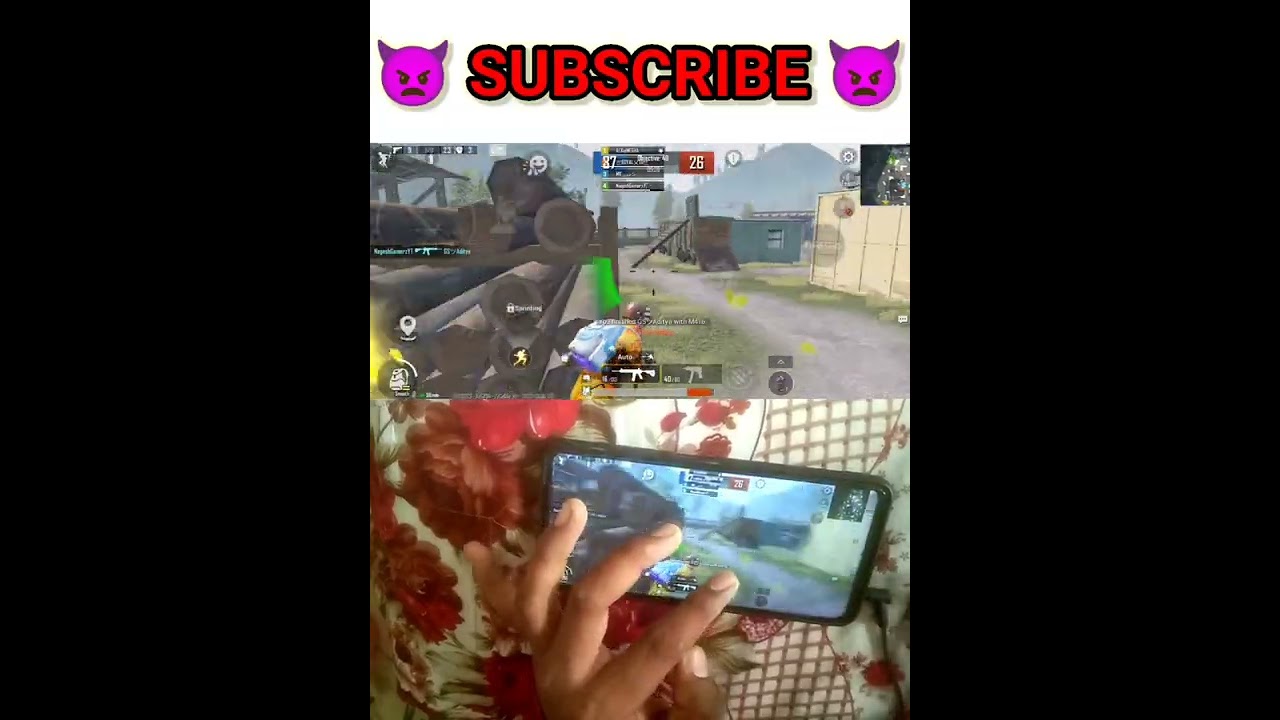 🔥POWER OF M416🔥HANDCAM🔥