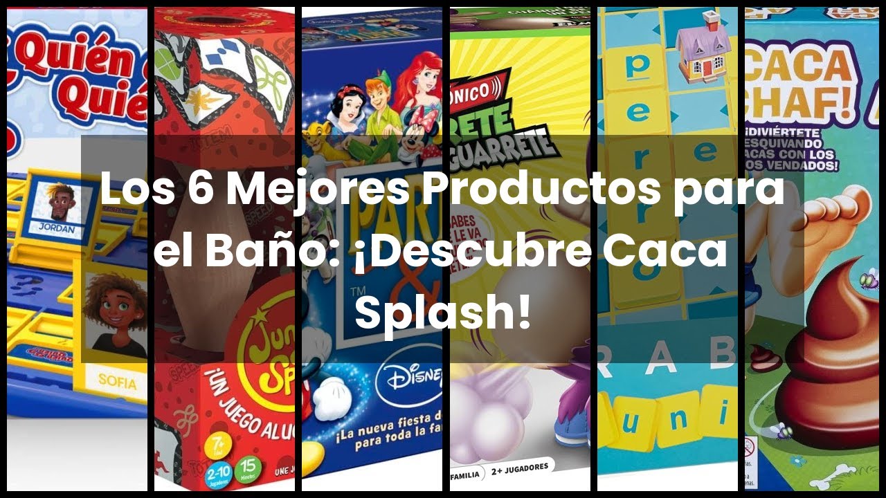 CACA SPLASH: Los 6 Mejores Productos para el Baño: ¡Descubre Caca ...