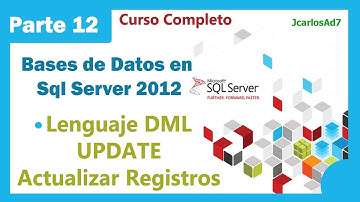 Modificar registros sql server 2012 Update (12-35) Bases de Datos en Microsoft Sql Server 2012