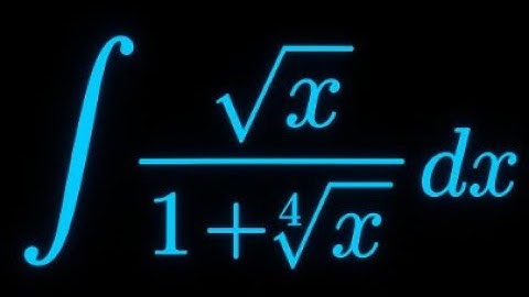 Integral of √x / (1 + ⁿ√x) | Substitution Method