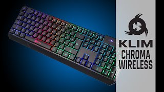 KLIM Chroma Wireless | Vollständige Spielfreiheit | RGB Aufladbare Wireless-Gaming-Tastatur screenshot 4
