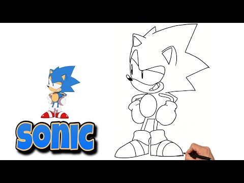 How To Draw SONIC FROM SONIC MANIA ADVENTURE | Step By Step #sonicdrawing #sonic