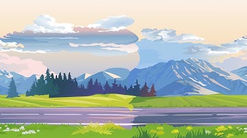 ANIMATION MOVEING ROAD BACKGROUND | VEHICLE MOVING ANIMATION | BACKGROUND | VILLAGE | ELECTION