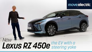 New Lexus RZ 450e walkround – the electric SUV with a steer-by-wire and a yoke