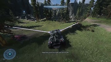 Halo Infinite: Razorback full of sentinel beams