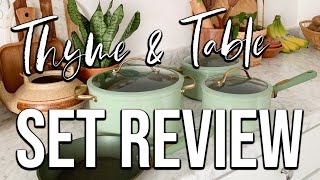 Thyme & Table Cookware Set Review! #shorts