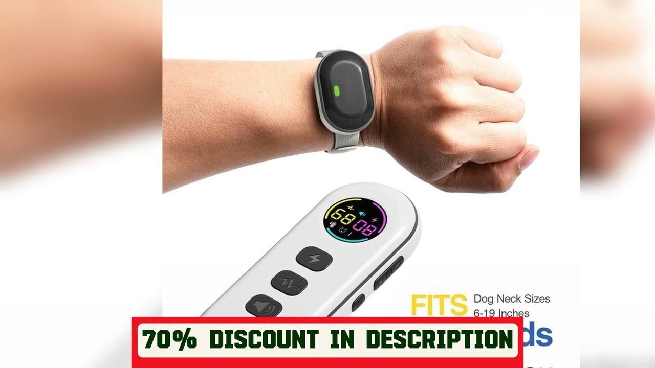 A must-have product! Rechargeable Small Dog Training Collar Electric Shock Collars Remote Control