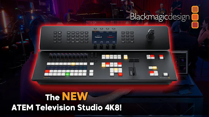 NEW from Blackmagic Design: The ATEM Television Studio 4K8!