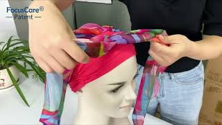 FocusCare Chemo Headwear Turbans For Women Long Hair Head Scarf Headwraps Cancer Hats