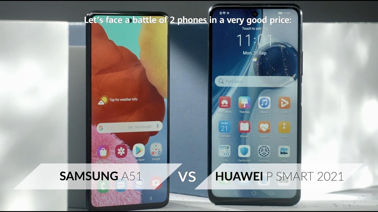 HUAWEI P Smart 2021 vs Samsung Galaxy 