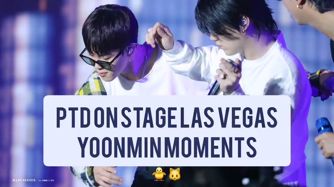 PTD ON STAGE LAS VEGAS D-1 D-2 YOONMIN MOMENTS