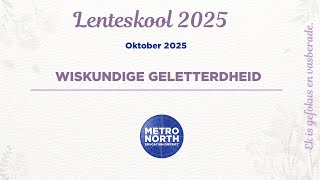 Lenteskool MNED Wiskundige Geletterdheid Planne, Kaarte en Meting 2025 Lenteskool MNED Wiskundige Geletterdheid Planne, Kaarte en Meting 2025