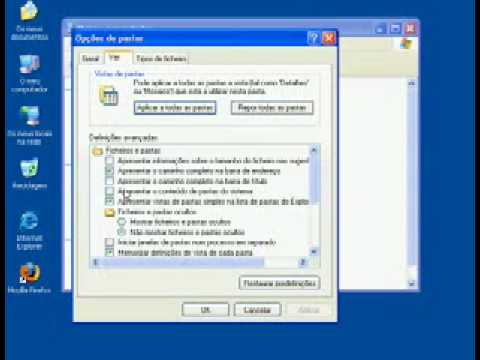 Vídeo: Como Tornar As Pastas Ocultas Visíveis No Windows XP