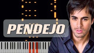 Enrique Iglesias - PENDEJO (Piano Cover and Piano Tutorial)