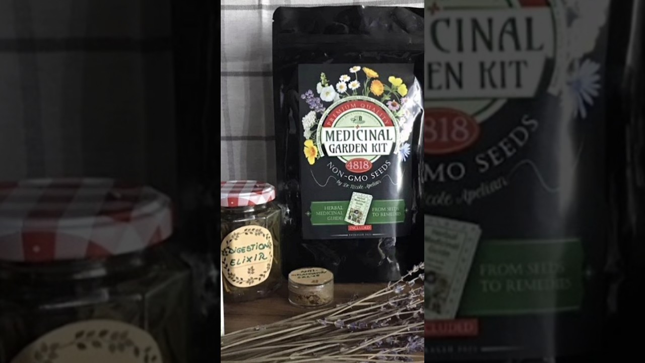 Grow Your Own Healing Herbs: Medicinal Garden Kit https://medicinalseedkit.com/kit/#aff=Checkback