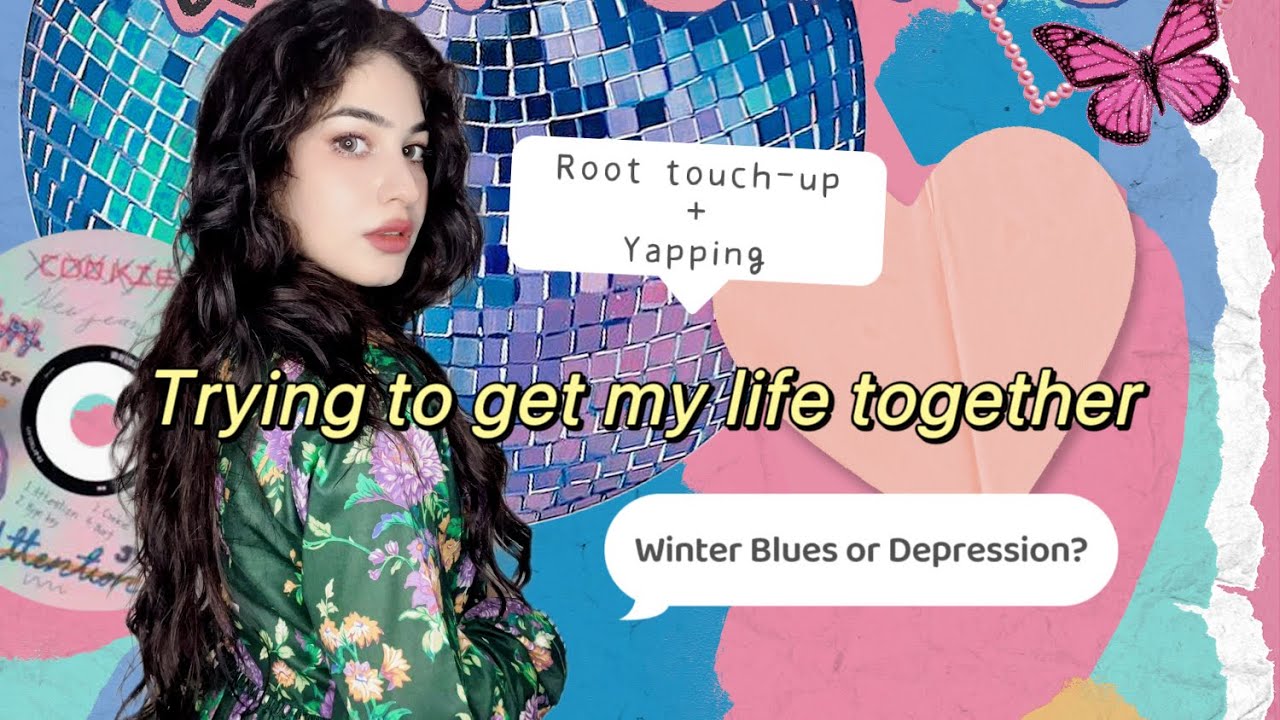 Dyeing My Hair at Home (Root Touch-Up) | Mental Health Talk + Random Yapping